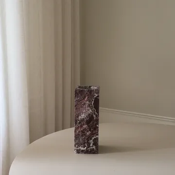 Rosso Levanto Edge marmorvase - Medium, 30 cm - Botané