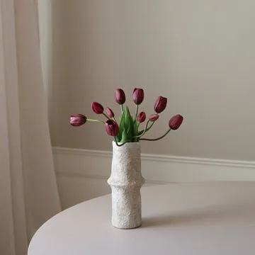 Tulipaner kunstig buket - Lilla, 10 stk - Botané
