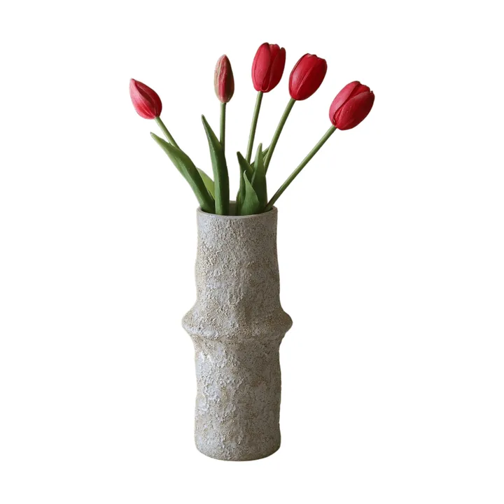 Tulipaner kunstig buket - Lyserød, 5 stk. - Botané