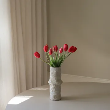 Tulipaner kunstig buket - Lyserød, 5 stk. - Botané