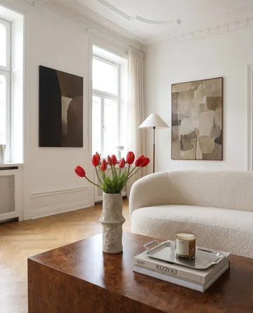 Tulipaner kunstig buket - Lyserød, 5 stk. - Botané