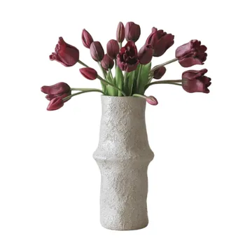 Tulipaner mixet kunstig buket - Lilla, 20 stk - Botané