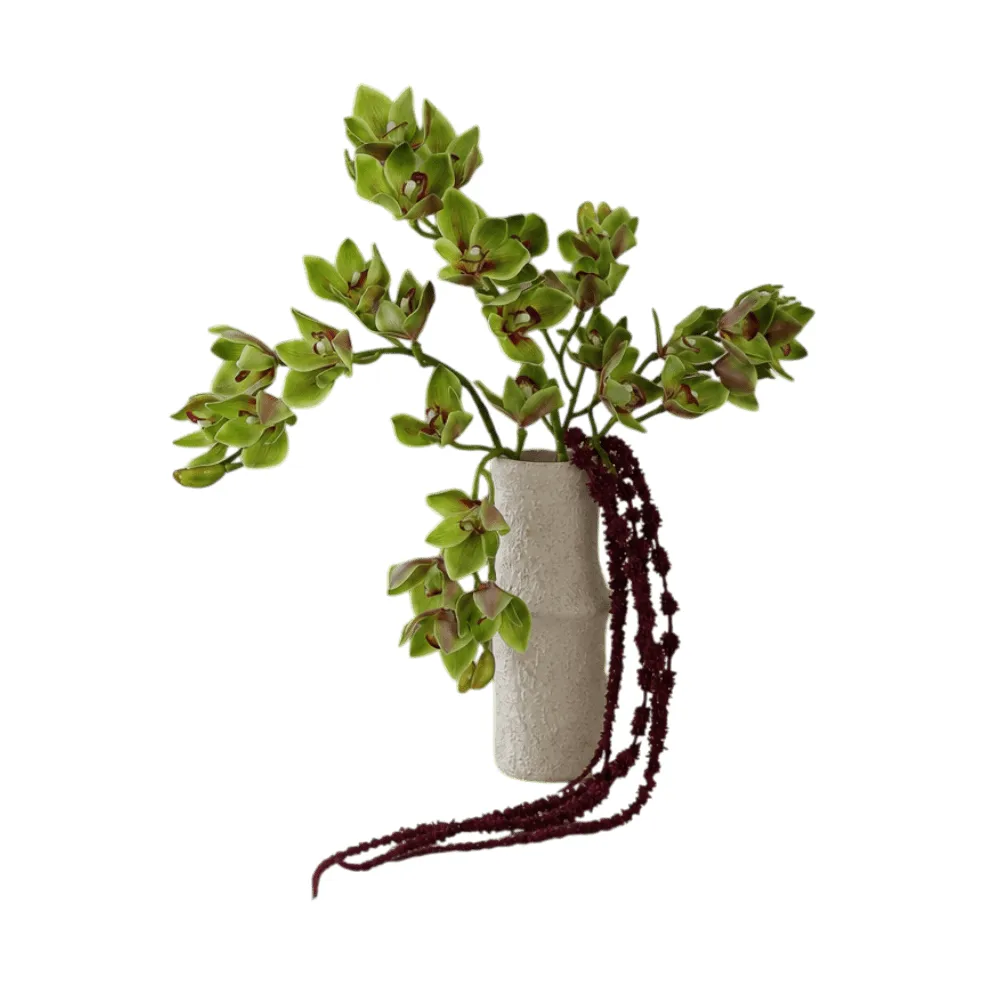 Velvet Vine kunstig buket, Orkidé-amarant 6 stk Botané