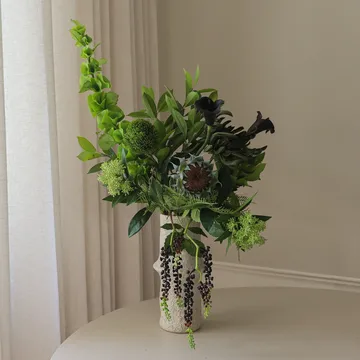 Verdant Noir kunstig buket - Kalla-spindelkrysantemum-efterårssolsikke, 92 cm, 13 stk. - Botané