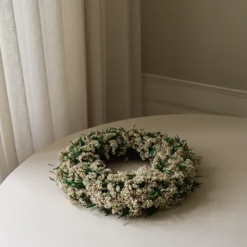 Whisper Meadow Wreath blomsterkrans - Risblomma, Ø40 cm - Botané