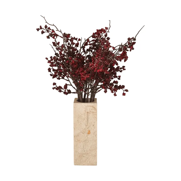 Wild Berry kunstig buket - Mørkerøde bærgrene, 66 cm - Botané