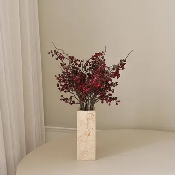 Wild Berry kunstig buket - Mørkerøde bærgrene, 66 cm - Botané