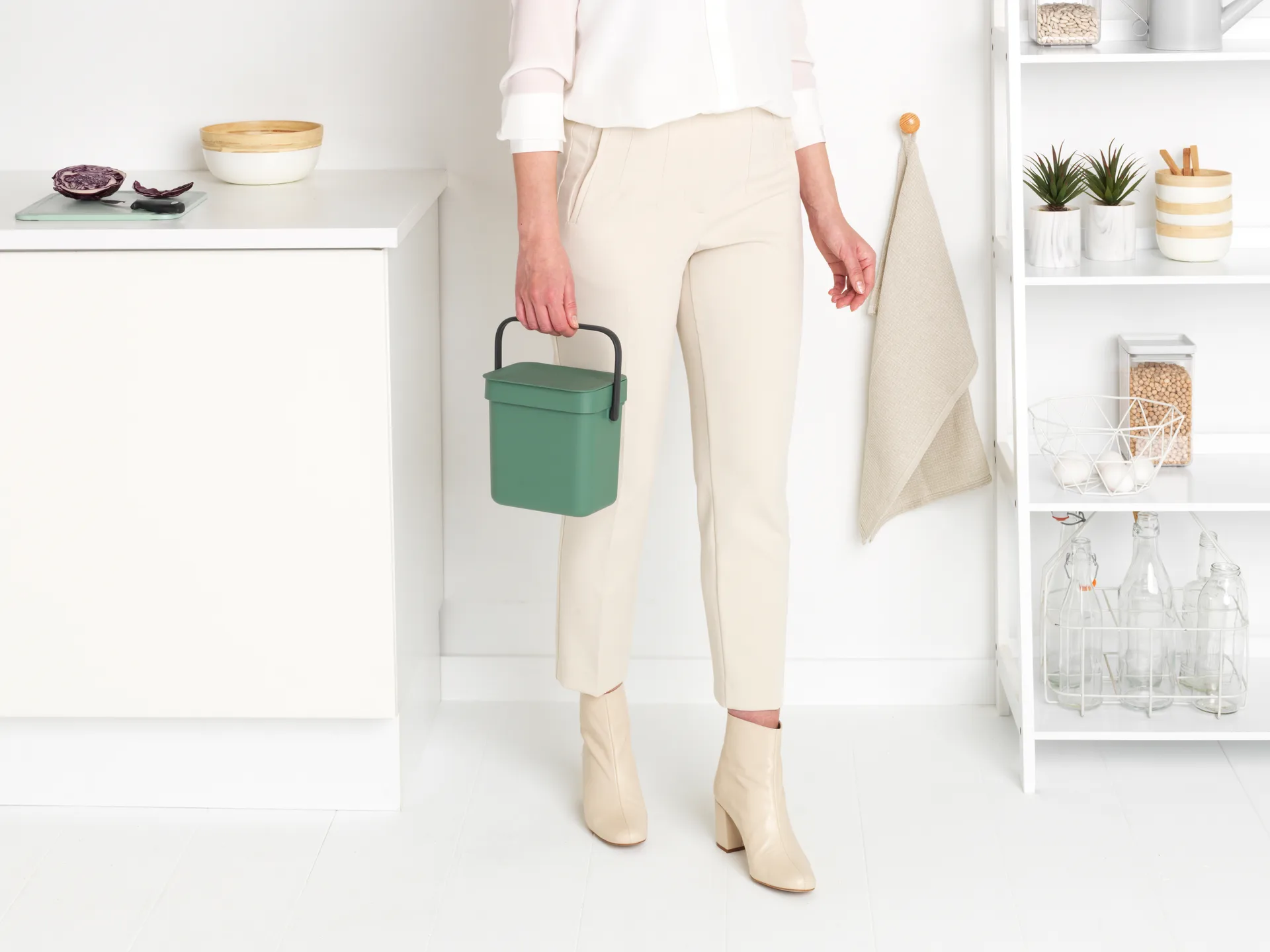 Affaldsspand Sort & Go 3 l, Fir Green Brabantia