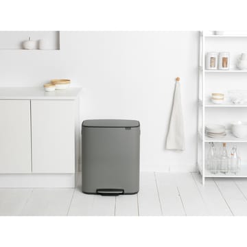 Bo bin pedalspand 2 x 30 L - Mineral concrete grey - Brabantia
