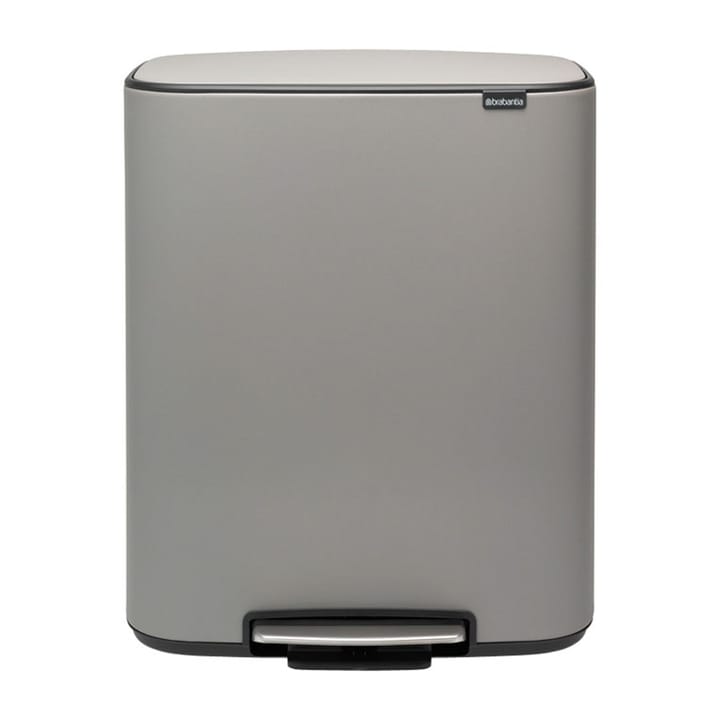 Bo bin pedalspand 2 x 30 L - Mineral concrete grey - Brabantia