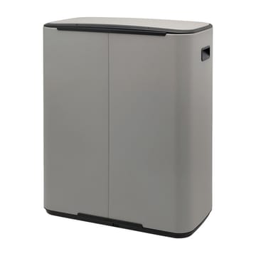 Bo bin pedalspand 2 x 30 L - Mineral concrete grey - Brabantia