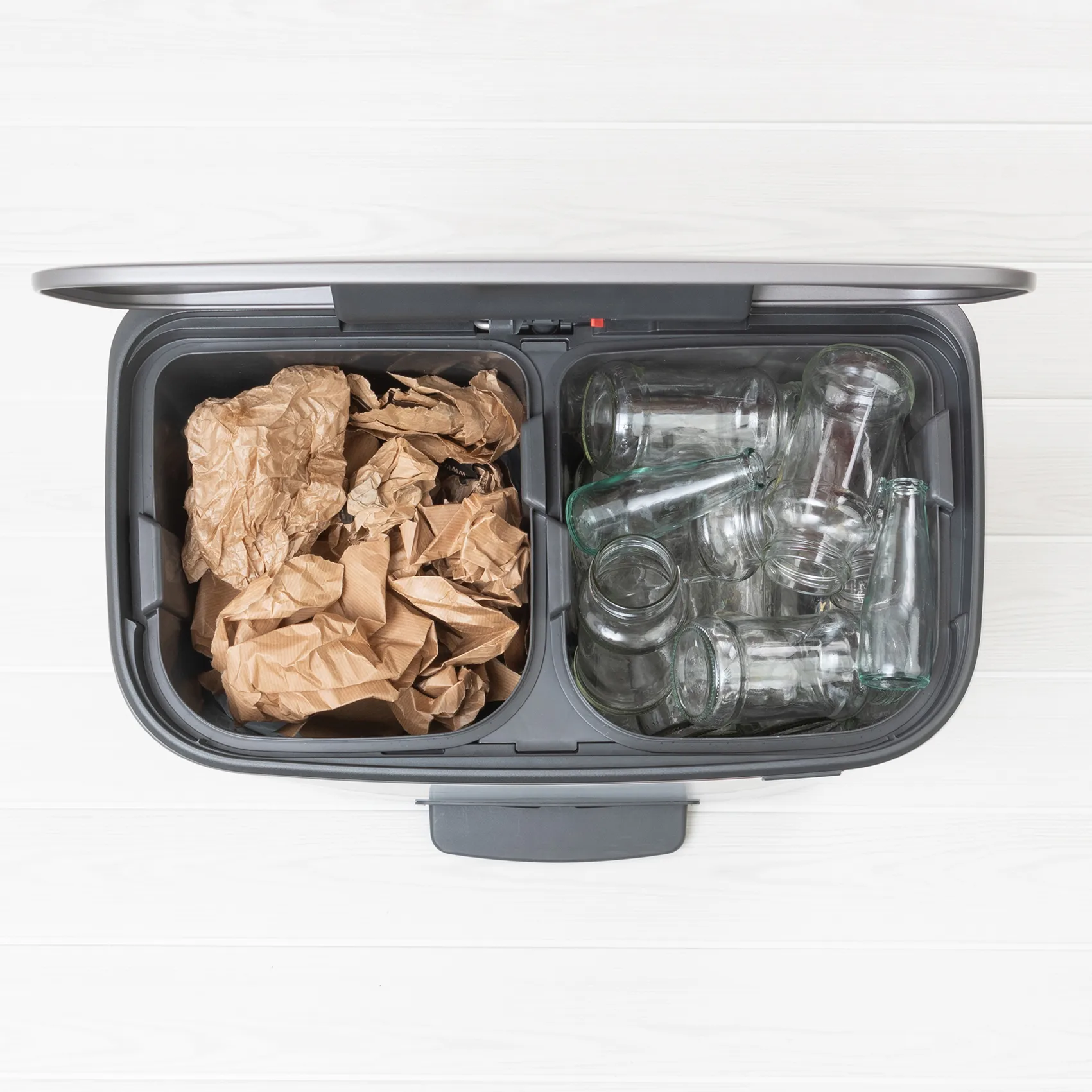 Bo bin pedalspand 2 x 30 L, Platin Brabantia