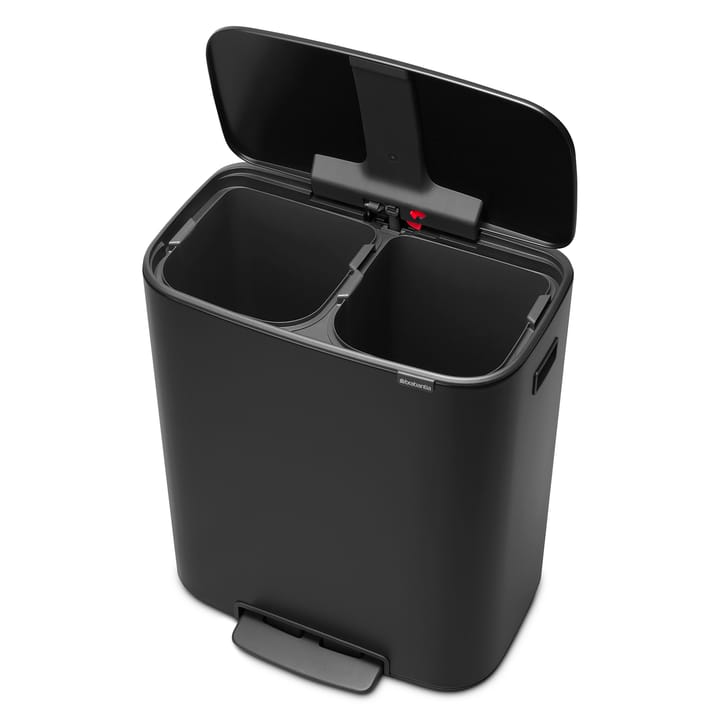 Bo bin pedalspand 2 x 30 L, Sort Brabantia