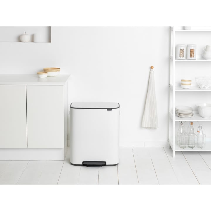 Bo bin pedalspand 2 x 30 L - White - Brabantia