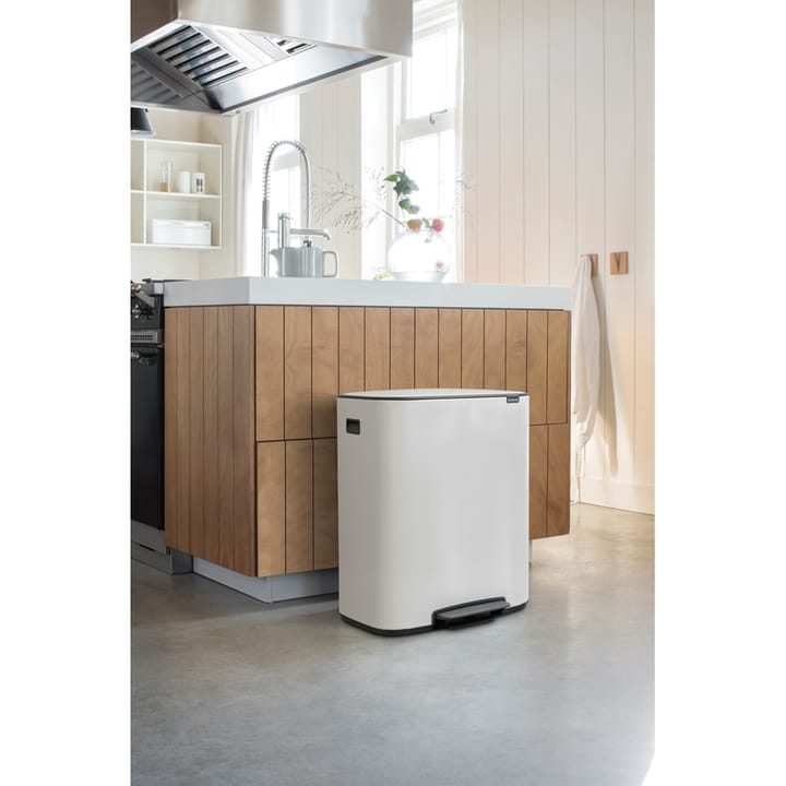 Bo bin pedalspand 2 x 30 L - White - Brabantia