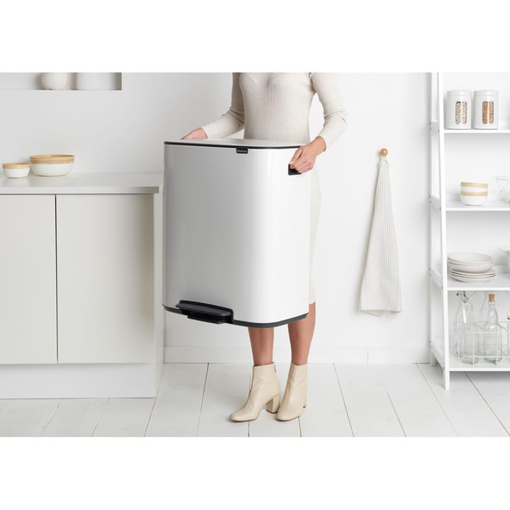 Bo bin pedalspand 2 x 30 L, White Brabantia