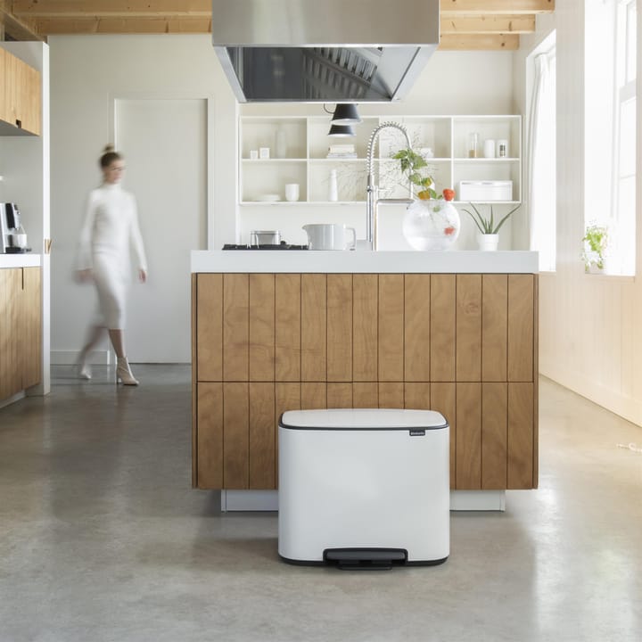 Bo pedalspand 11+23 l, hvid Brabantia