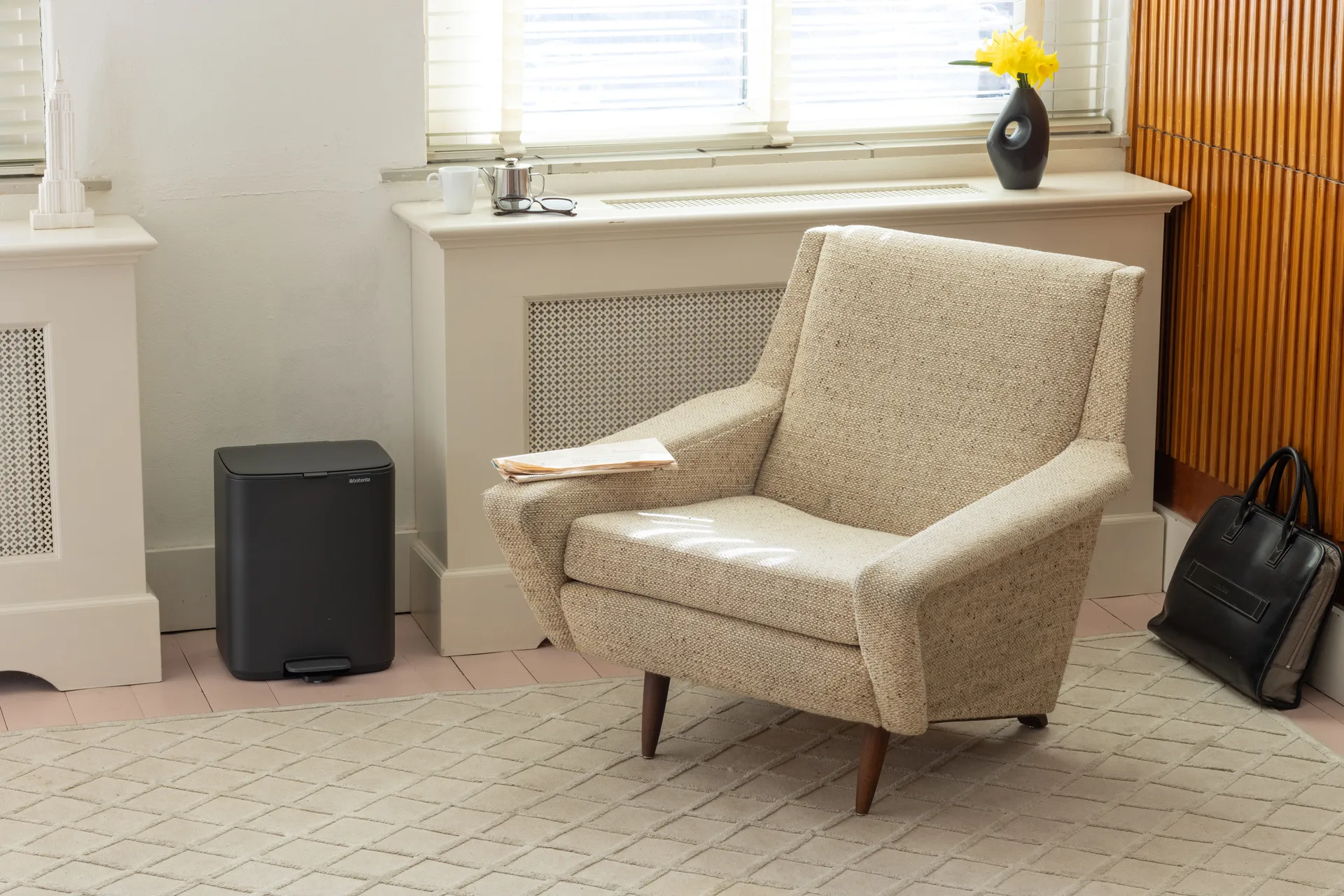 Bo pedalspand 12 l, Mineral Infinite Grey Brabantia