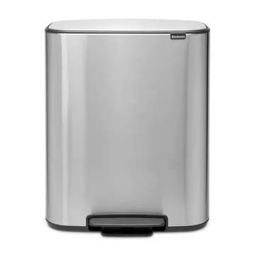 Bo pedalspand 2 x 30 L - Mat stål - Brabantia