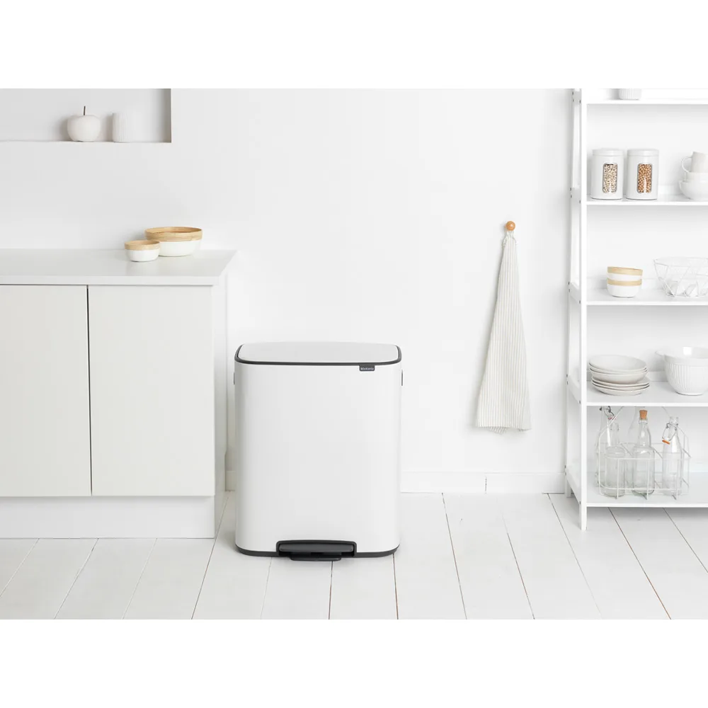 Bo pedalspand 2 x 30 L, White Brabantia
