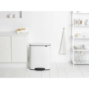 Bo pedalspand 2 x 30 L - White - Brabantia