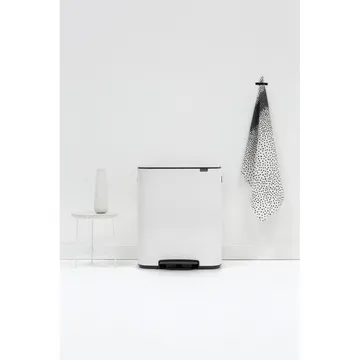 Bo pedalspand 2 x 30 L - White - Brabantia
