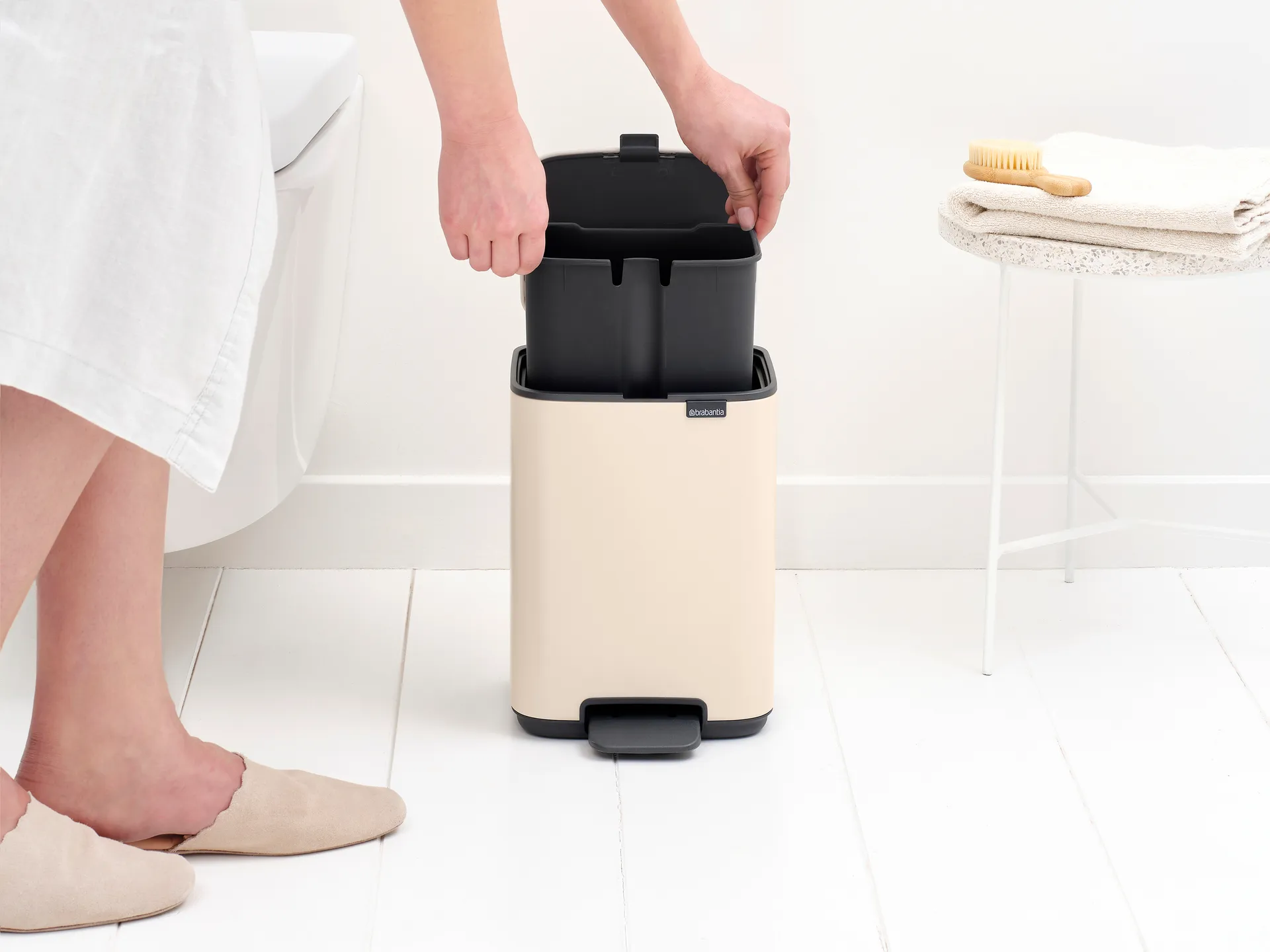 Bo pedalspand 4 l, Soft Beige Brabantia
