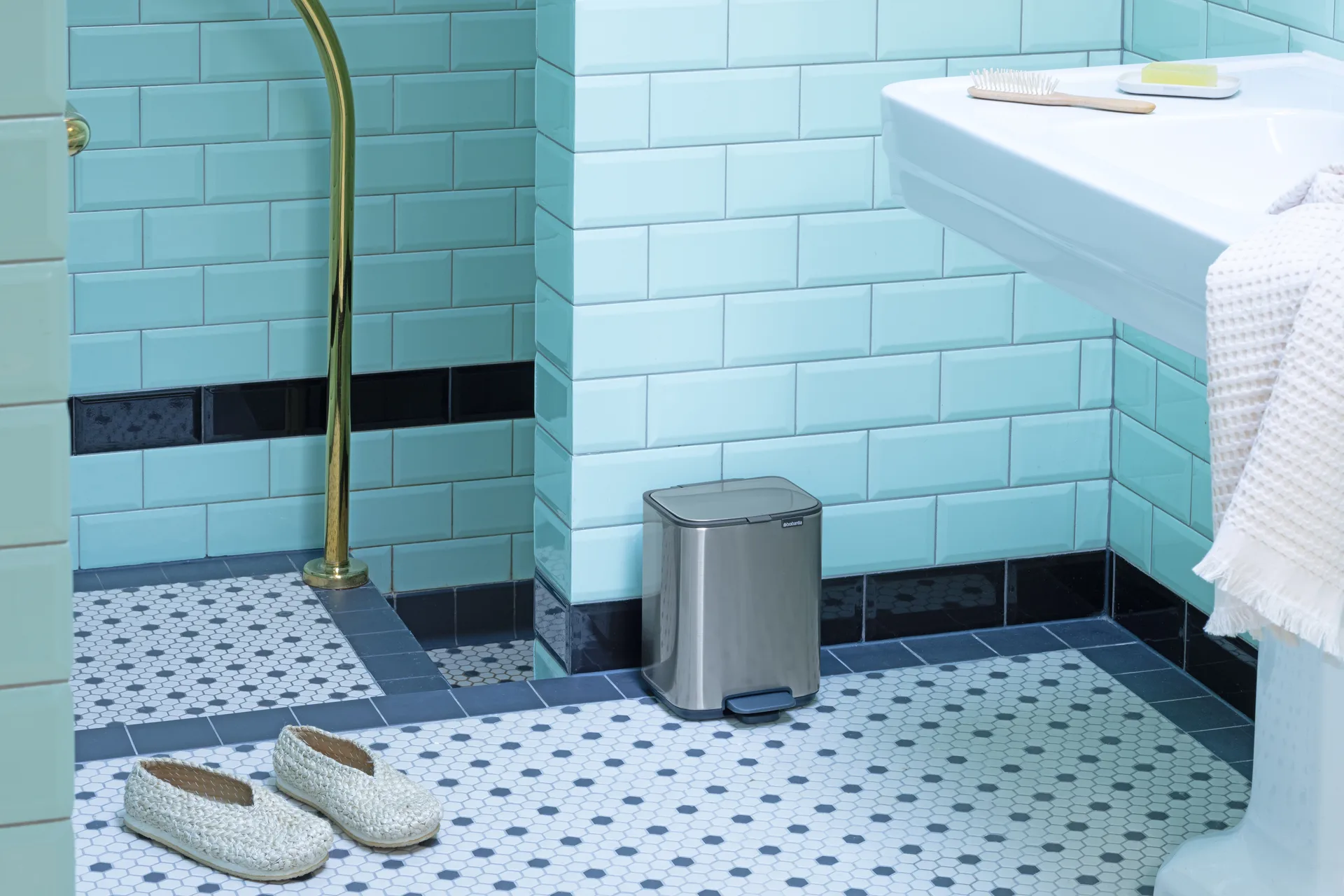 Bo pedalspand 7 l, Matt Steel Fingerprint Proof Brabantia