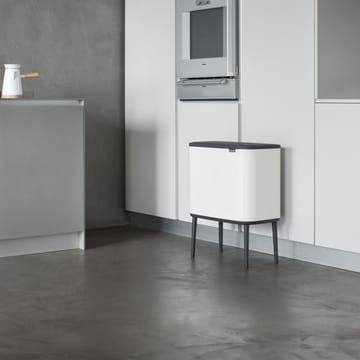 Bo touch bin 11+23 liter - Hvid - Brabantia