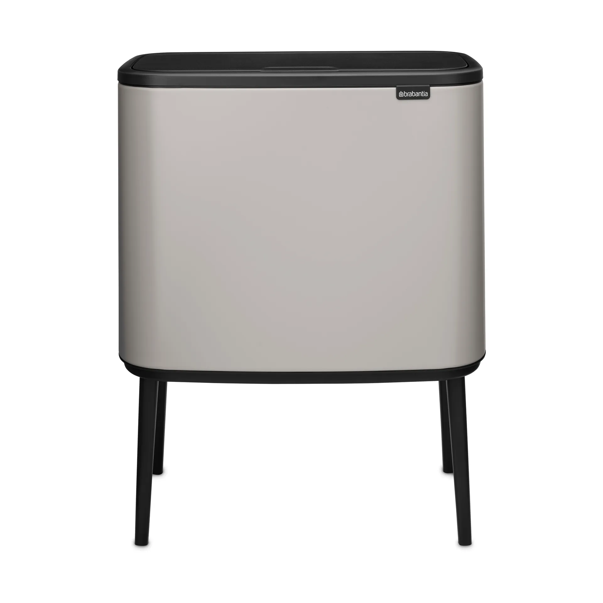 Bo touch bin 11+23 liter, Soft grey Brabantia