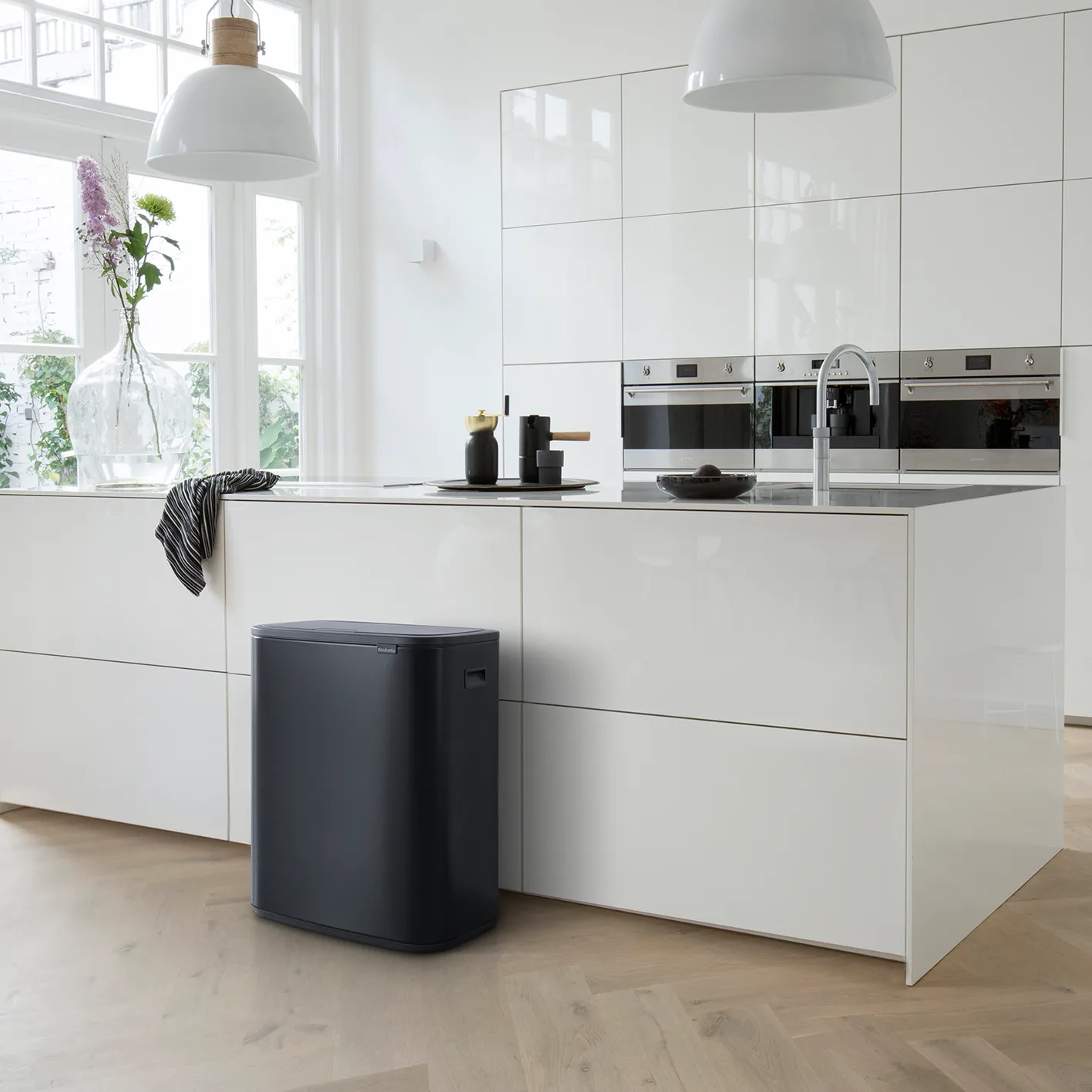 Bo touch bin 2x30 L, Mat sort Brabantia