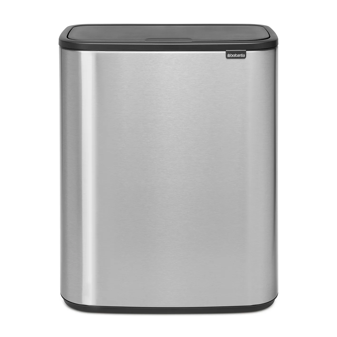 Bo touch bin 2x30 L, Matbørstet stål Brabantia