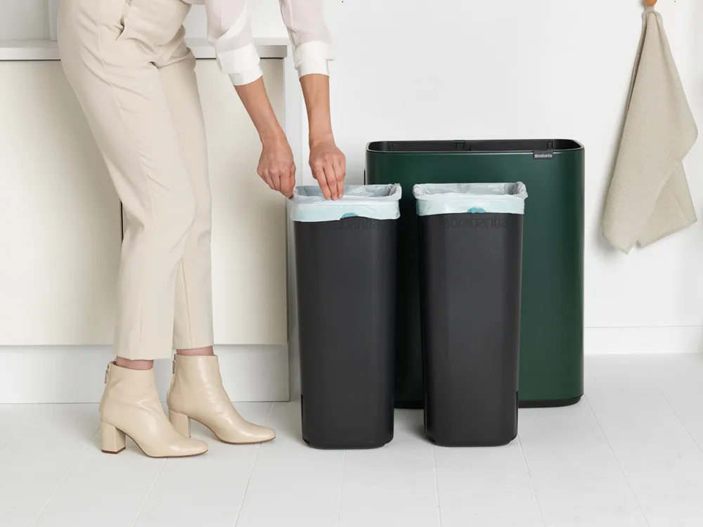 Bo touch bin 2x30 L, Pine green Brabantia