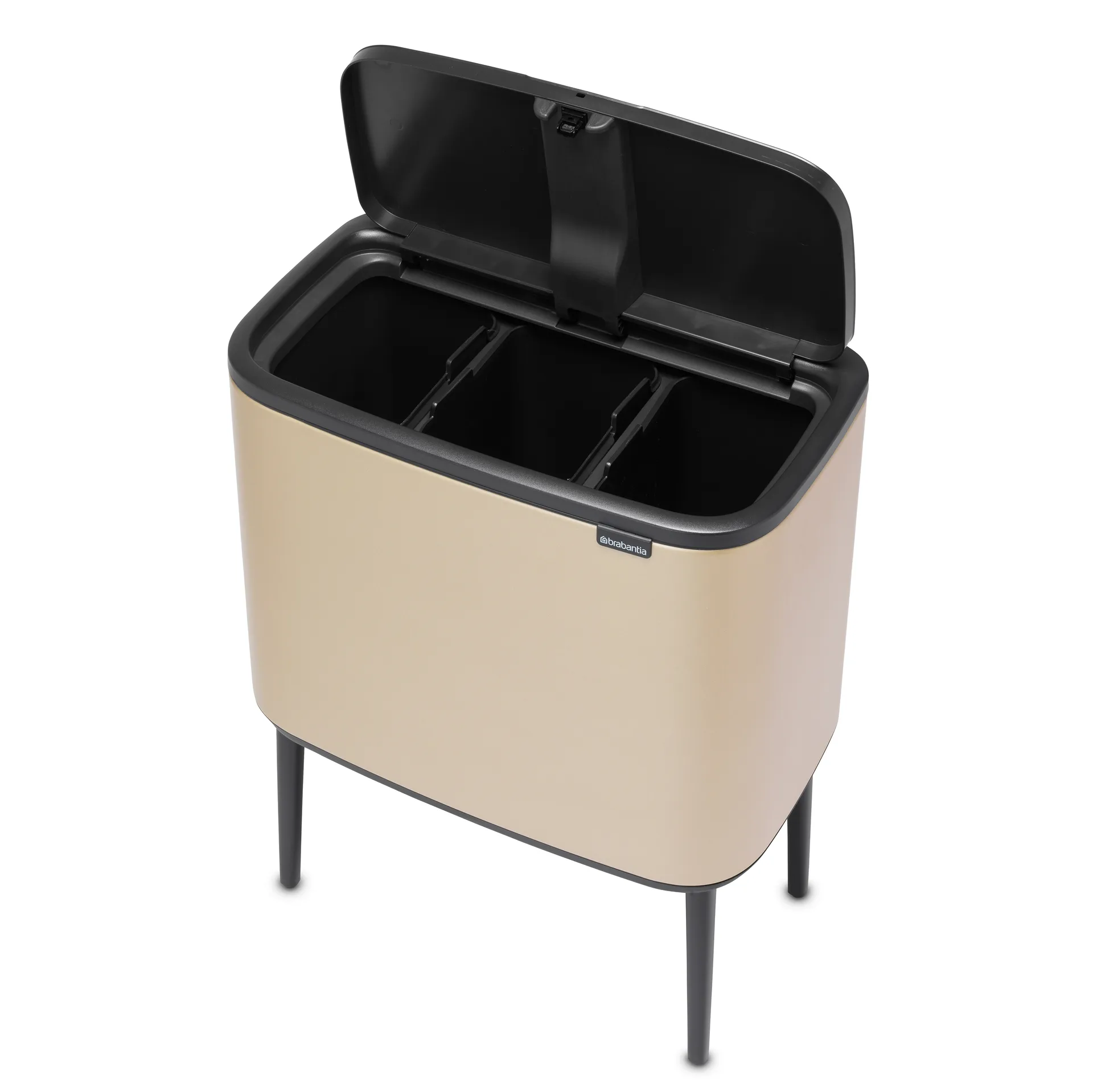 Bo touch bin 3 x 11 liter, Metallic Gold Brabantia