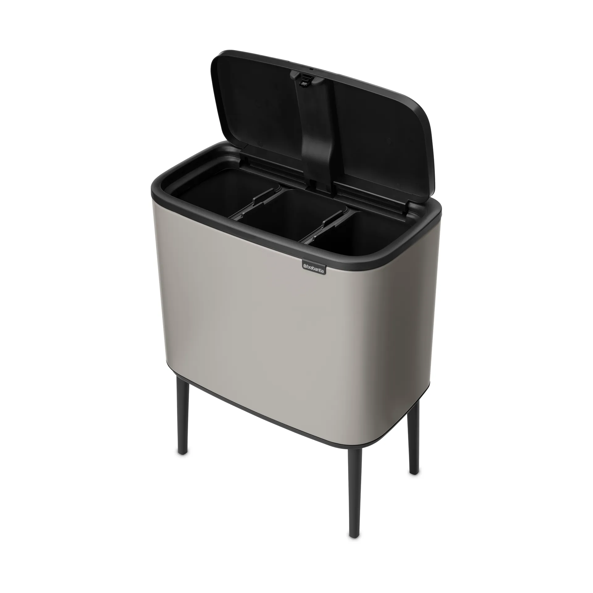 Bo touch bin 3 x 11 liter, Soft grey Brabantia