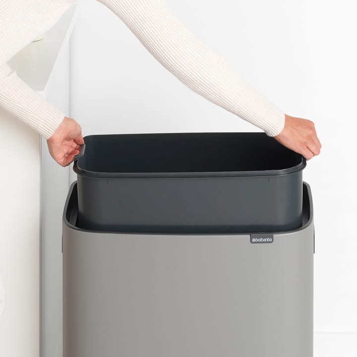 Bo touch bin 60 L - Mineral concrete grey - Brabantia