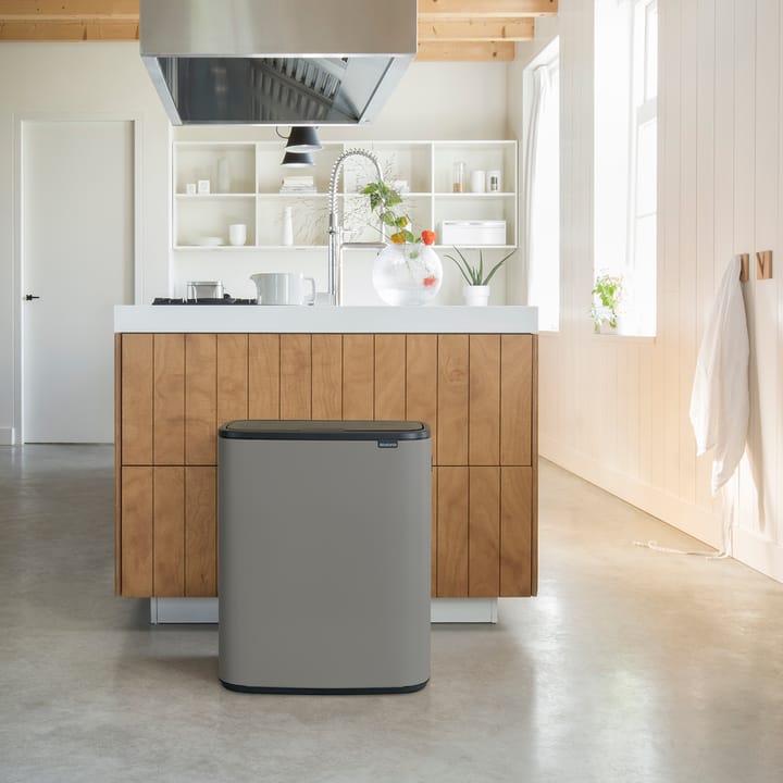 Bo touch bin 60 L - Mineral concrete grey - Brabantia