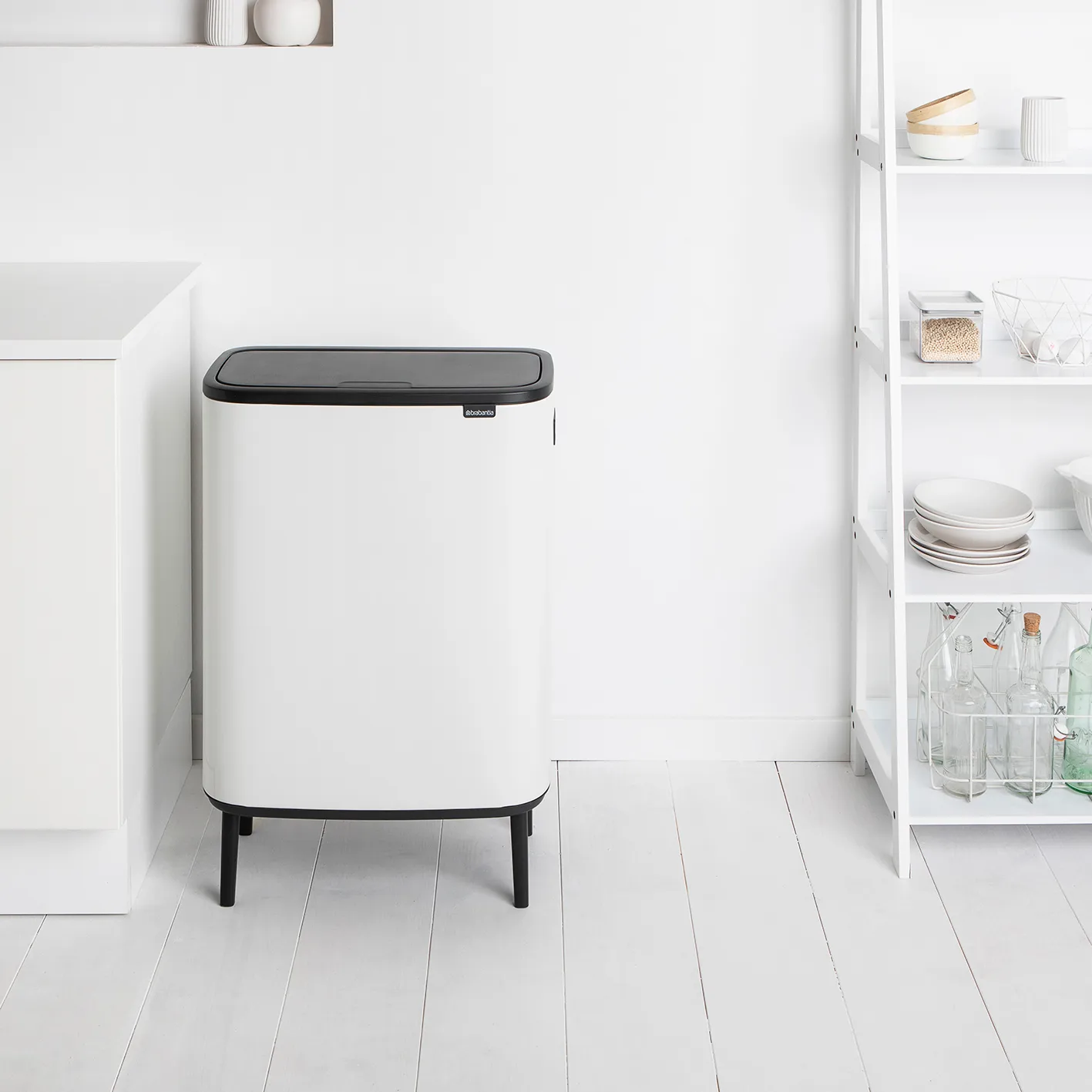 Bo touch bin high 2x30 L, Hvid Brabantia