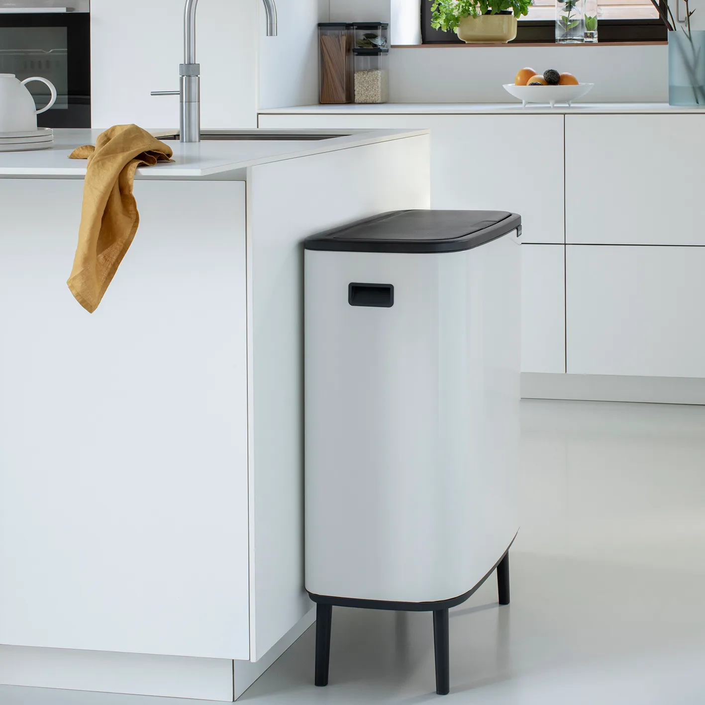 Bo touch bin high 2x30 L, Hvid Brabantia