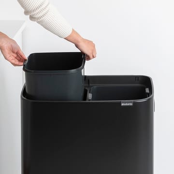 Bo touch bin high 2x30 L - Mat sort - Brabantia