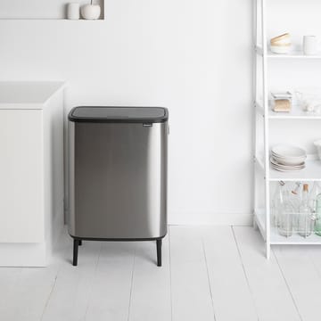 Bo touch bin high 2x30 L - Matbørstet stål - Brabantia