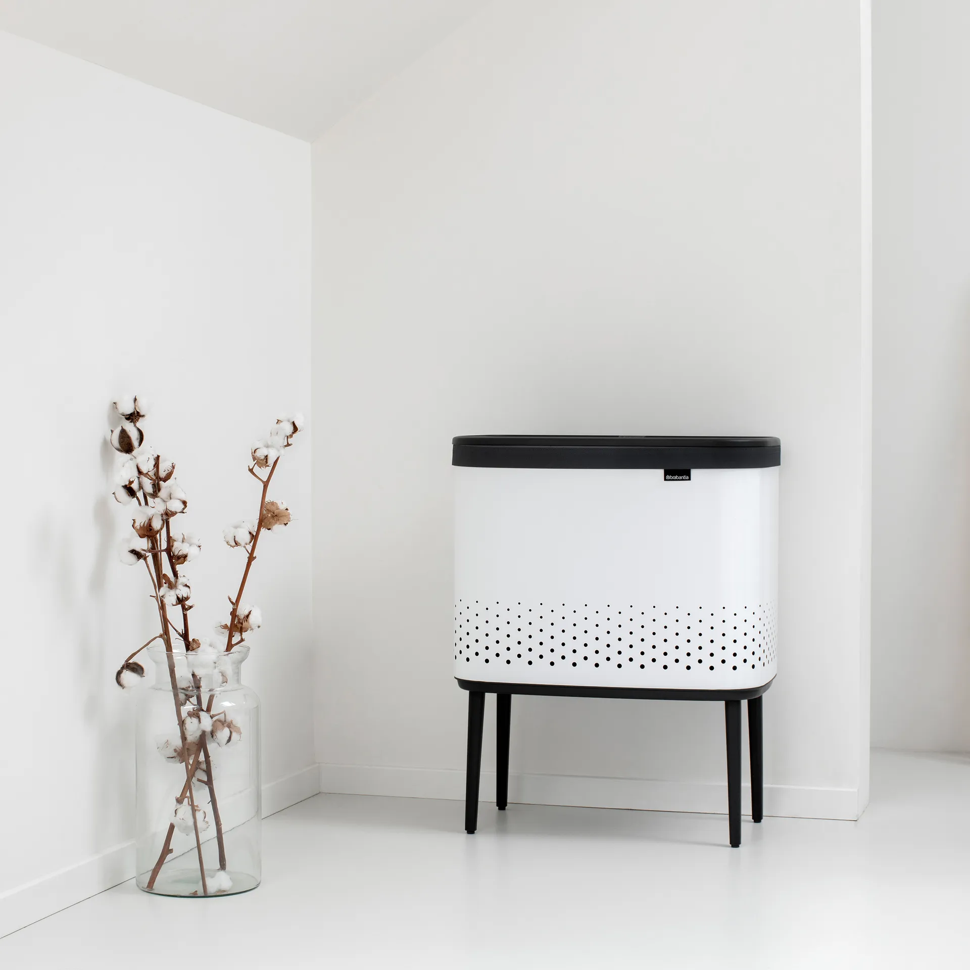 Bo vasketøjskurv 60 L, Hvid Brabantia