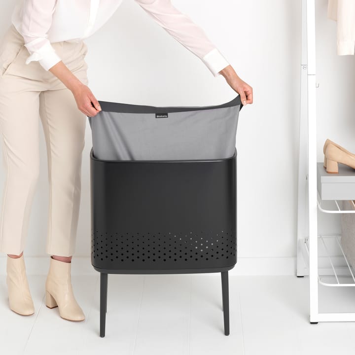 Bo vasketøjskurv 60 L, Mat sort Brabantia