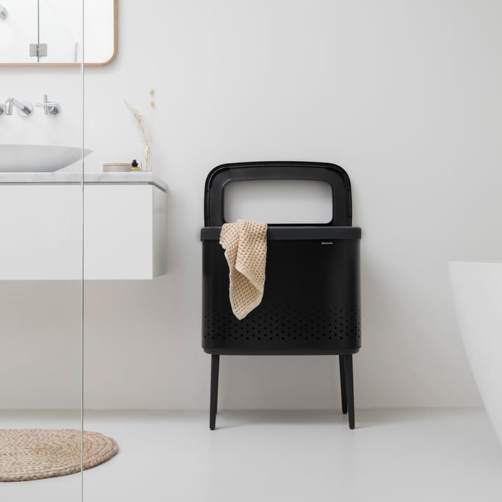 Bo vasketøjskurv 60 L, Mat sort Brabantia
