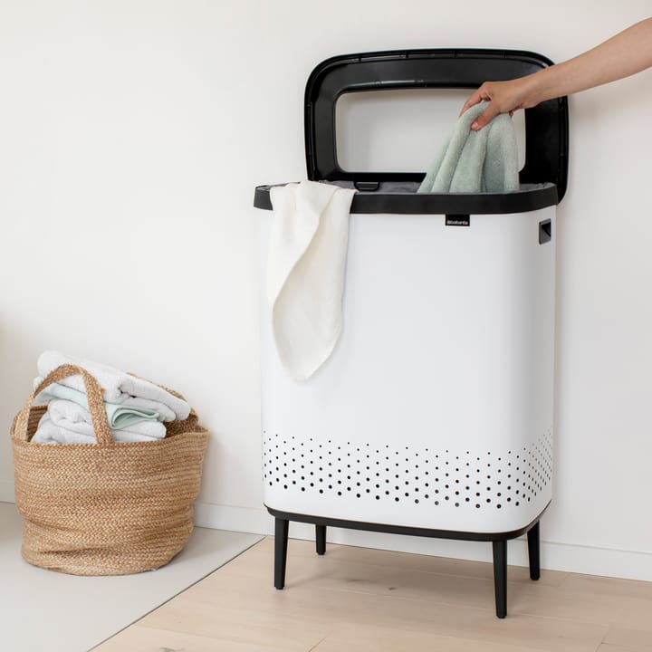 Bo vasketøjskurv high 2x45 L, Hvid Brabantia