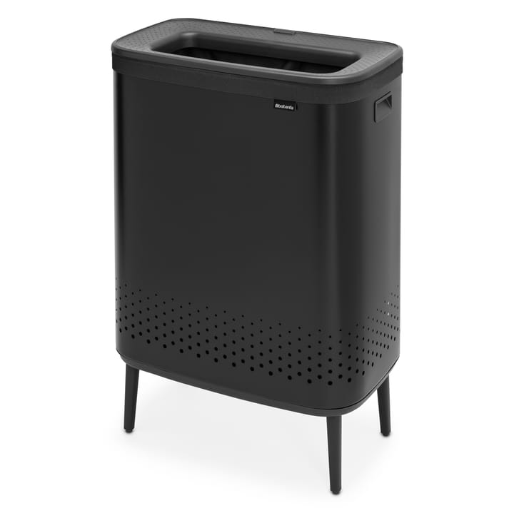 Bo vasketøjskurv high 2x45 L, Mat sort Brabantia
