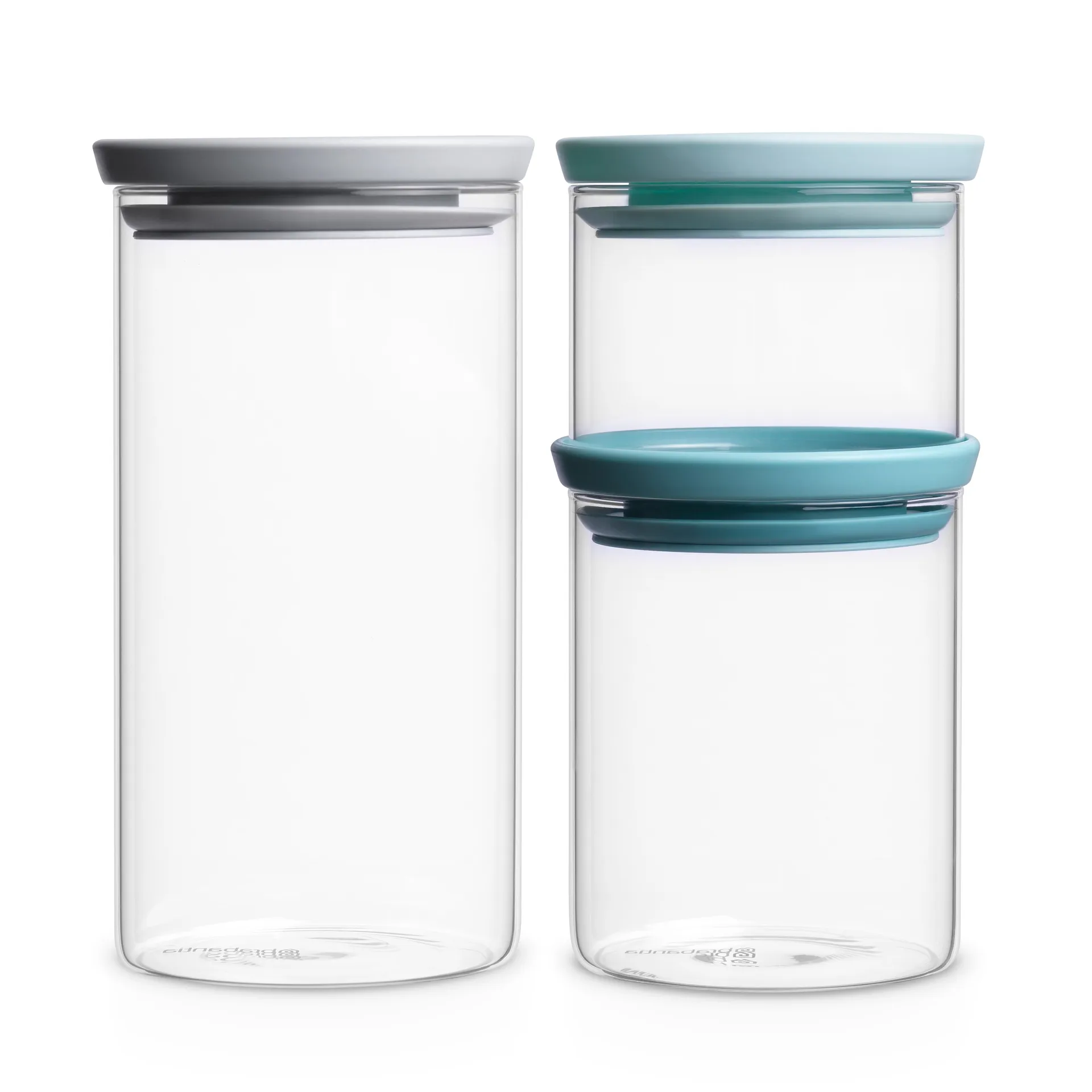 Brabantia glasburk 3 stk, grå-blå Brabantia