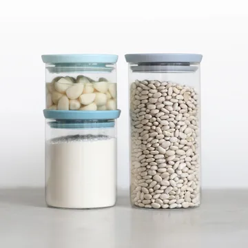 Brabantia glasburk 3 stk - grå-blå - Brabantia