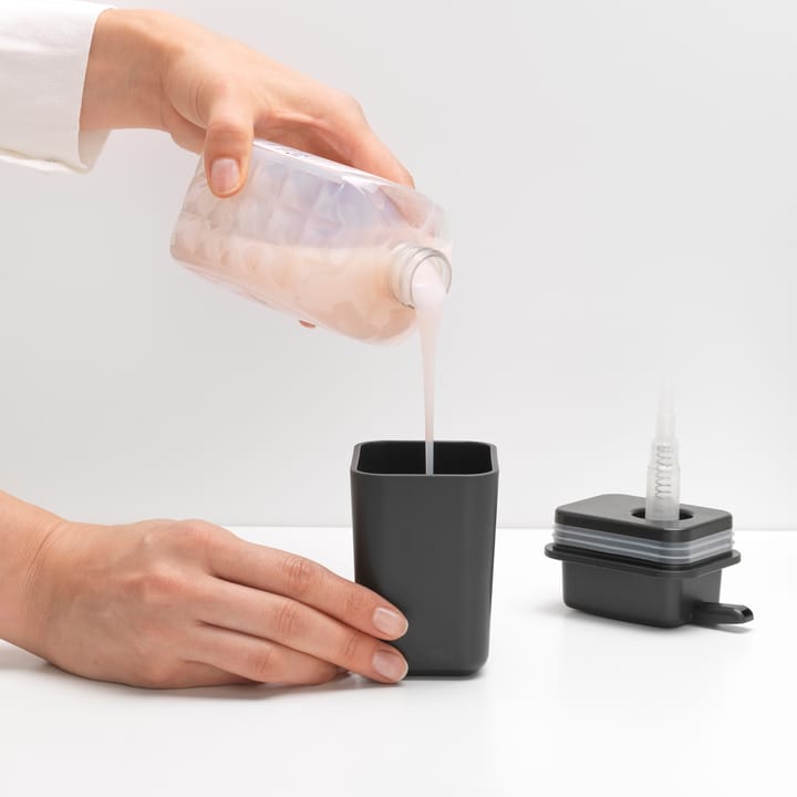 Brabantia køkkenbordsopbevaring med sæbedispenser, Mørkegrå Brabantia