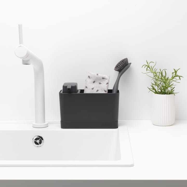 Brabantia køkkenbordsopbevaring med sæbedispenser, Mørkegrå Brabantia
